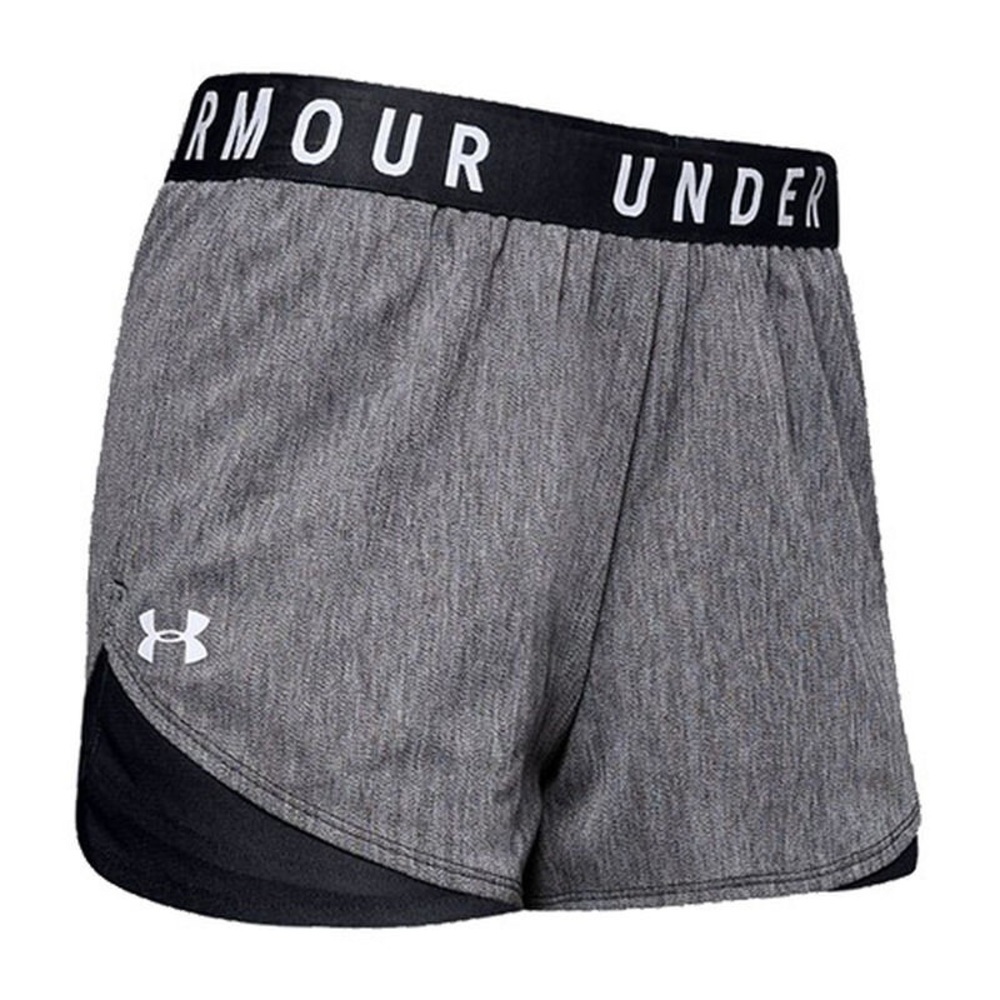 Under Armour Women's Black and Gray Athletic Run Shorts Small